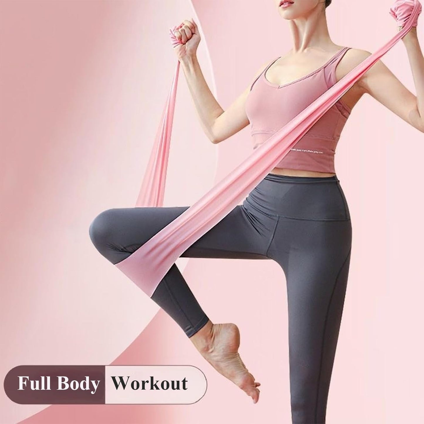 WEEZZUN Resistance Bands for Women & Men, Strength Training, Yoga & Home Workouts, Latex-Free Elastic Exercise Bands